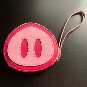 Shane Dawson pig nose wallet wristlet - pink